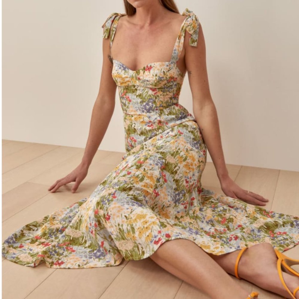 Reformation Nadira Dress (Size 10)